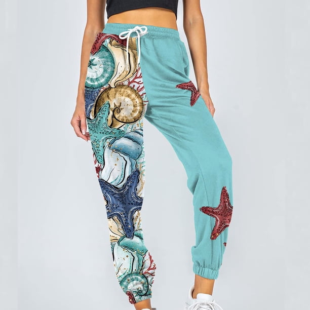 Puntoco Mujer Moda Casual Estampados Cintura Elástica Pantalones Largos Rectos Pantalones De Chándal Puntoco Puntoco-6772
