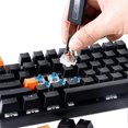 thumbnail image 3 of New Fashion Kingdom Keycap Puller Switch Puller Stainless Steel Keycap Removal Tool with 2 Pcs Keyboard Cleaning Brush for Mechanical Keyboard, 3 of 5