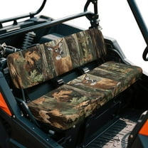 Yuyamidu Camouflage Hunting Bench Seat Cover Compatible with Kawasaki Mule 4010 4x4 Hardwoods Deer UTV Seat Cover Easy to Install Four Wheeler Accessories