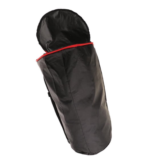 Soidarity Djembe tambor africano hombro llevar a prueba de lluvia Gig Bag mochila Accesorios para instrumentos musicales Negro 10 pulgadas