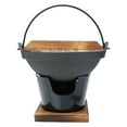 thumbnail image 1 of 1 Set Japanese Cast Iron Sukiyaki Hot Pot Camping Cookware Kit Practical Cast Iron Pot, 1 of 1