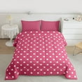 thumbnail image 2 of Manfei Polka Dots 3 Pieces Queen Comforter Set for Female Men,Minimalist Mid Century Ultra Soft Bedding Sets,Cartoon Geometric Circle Bedding Comforter Set Breathable,Lightweight Room Decor, 2 of 8