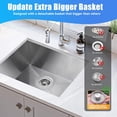 thumbnail image 2 of HWZWT Gray 3 in 1 sink plug kitchen drain 1/2, 2 of 5