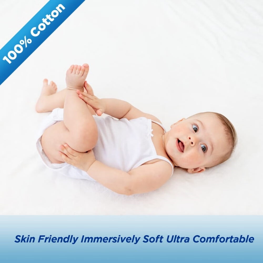 Waterproof Mattress Pad Protector 100% Organic Cotton Hypoallergenic Breathable Mattress Pad Cover,Deep Pocket