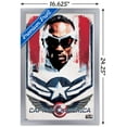 thumbnail image 3 of Marvel Falcon and Winter Soldier - Falcon Illustration Wall Poster, 14.725" x 22.375", Framed, 3 of 3