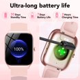thumbnail image 3 of Refurbished IKT Smart Watch, 1.85-Inch HD Touch Screen, Bluetooth Calling, 112+ Sports Modes, IP68 Waterproof, Pink, P125, 3 of 4