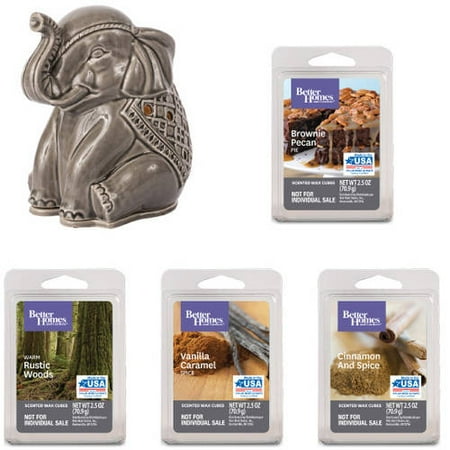- Better Homes & Gardens Elephant Full-Size Wax Warmer Starter Set