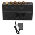 thumbnail image 1 of Preamplificador de fono Preamplificador de señal de fonógrafo compacto Enchufe estadounidense 100‑240 V CA, 1 of 10