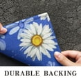 thumbnail image 6 of Blue Daisy Flower Lightblue Petals Pattern Door Rugs,Washable Non Slip Door Mats Indoor,Decorative Door Mats,Entry Mat Indoor for Entrance,Bedroom,Kitchen,Bathroom,17"x30", 6 of 6