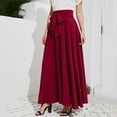 thumbnail image 4 of Vedolay Maxi Skirt Women's Asymmetrical Skirt - Cascade Asymmetric Flowy Handkerchief High Low Irregular Hem Elastic Waist Midi, XS, 4 of 5