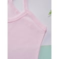 thumbnail image 5 of Eandarui Kids Girls Dance Cotton Tank Top Y-Back Camisole Spaghetti Straps Vest Yoga Workout Basic Pink 160, 5 of 6