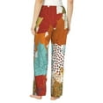 thumbnail image 6 of Pajama Pants Women, Fall Maple Leaves Sweatpants Soft Sleep Lounge Pants, Casual PJ Bottoms Pants with Pockets, 6 of 7