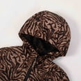 thumbnail image 3 of MADHERO Boys Girls Rain Jackets Lightweight Long Sleeve Windbreaker for Kids Black Brown Leopard 14, 3 of 6