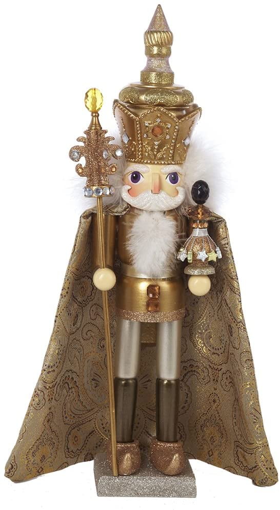 Kurt Adler Hollywood Nutcracker Turquoise/White 17Inch Seasonal Décor