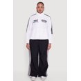thumbnail image 3 of Women's Plus Size Not Now Embroidered Windbreaker, 3 of 5