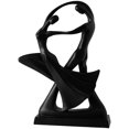 thumbnail image 1 of Figuras de decoración del hogar de arte moderno nórdico Decoración de muebles Accesorios de decoración del hogar Escultura (negro), 1 of 5