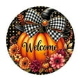 thumbnail image 2 of Oioii Pumpkin Leaves Fall Placemats,15.75x15.75in Seasonal Thanksgiving Holiday Table Mats for Party Kitchen Dining Decoration, 2 of 6