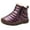 Purple, variant on Toddler Boots,Kids Winter Snow Boots Boys Girls Waterproof Cold Weather Boots Non- Sole Outdoor Shoes Children's Warm Wool Lined Footwear,Fall Boots,Black,11-11.5 Years