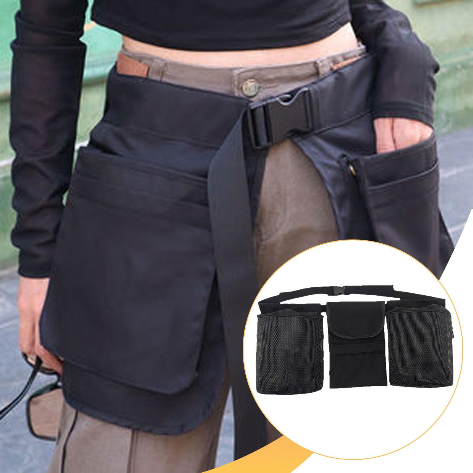 Axioma Rock Collecting Bag Fanny Pack Drawstring Closure Lightweight Foraging Pouch for
