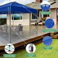 thumbnail image 3 of HOTEEL 10x30 EZ Pop Up Canopy, One Push Setup Glow Party Tent for Commercial, Waterproof UPF50+ Wedding Tent with Wheeled Bag & Air Vent, Dark Blue, 3 of 10