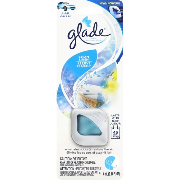 Glade Automotive Vent Oil Air Freshener: Clean Linen
