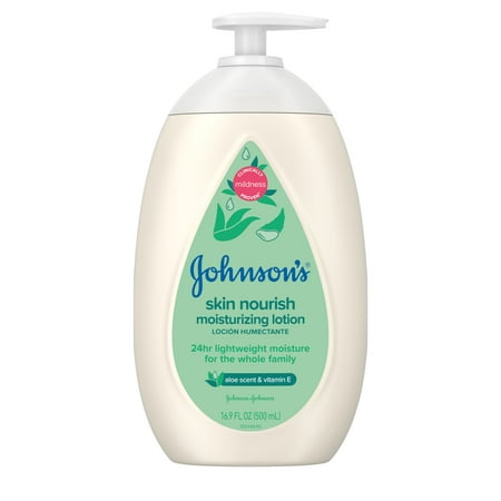Johnson's Skin Nourish Moisturizing Baby Body Lotion, 16.9 fl. oz