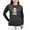 Charcoal, variant on - Boo T Shirt Women's Long Sleeve T Shirt - Women's Long Sleeve Graphic Tee Casual Fit