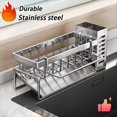 thumbnail image 3 of Estante de Almacenamiento para Utensilios de Limpieza de Fregaderos, Escurridor Multifunción para Cocina, Escurridor de Esponjas, Escurridor de Trapos, 3 of 6