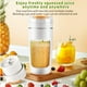 thumbnail image 4 of 20 oz Portable Blender Cup - USB Rechargeable for Shakes, Smoothies & Juices, Personal Blender for Travel, Office, Gym (White), 4 of 5