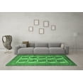 thumbnail image 3 of Ahgly Company Indoor Rectangle Southwestern Emerald Green Country Area Rugs, 5' x 7', 3 of 4
