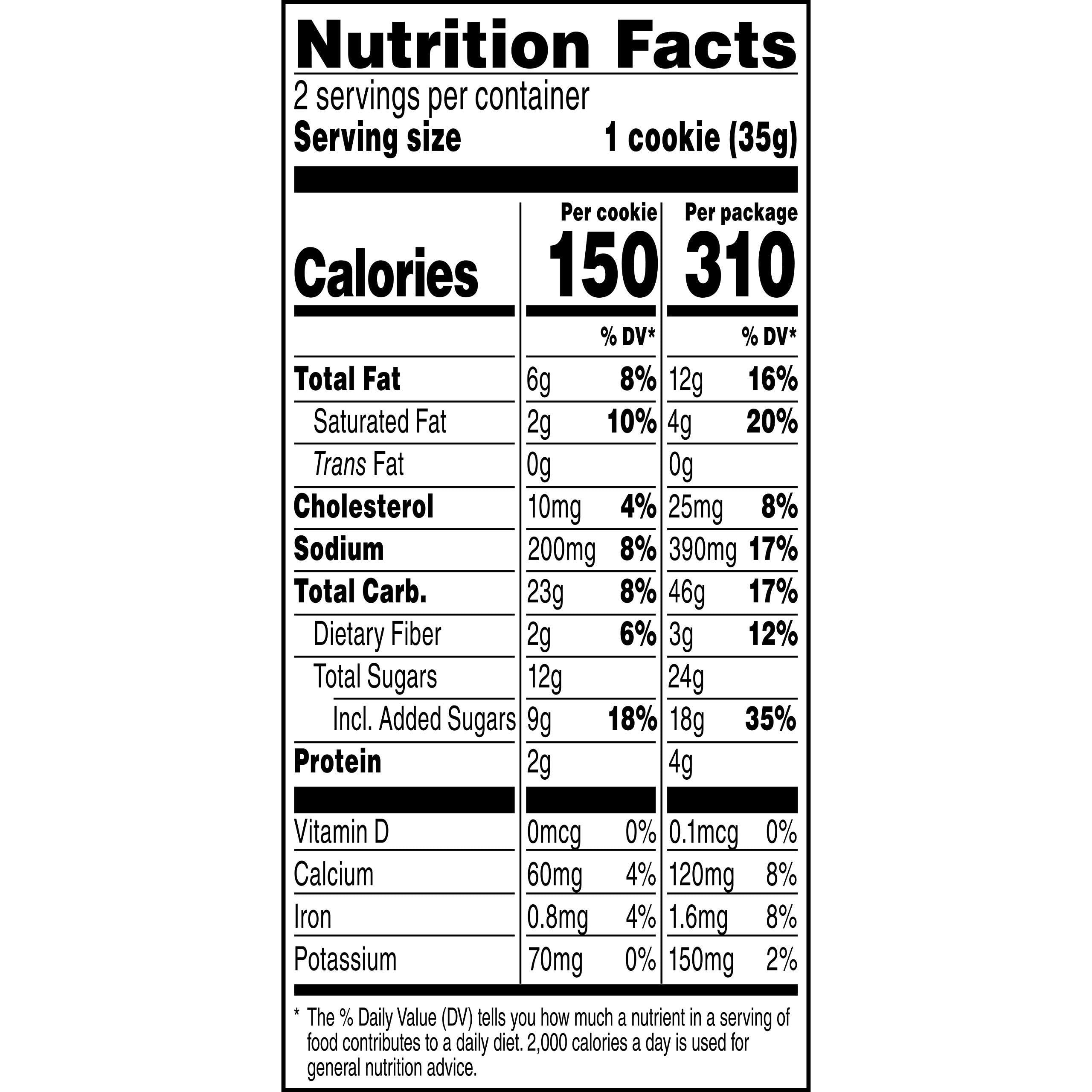 Grandma's Oatmeal Raisin Cookies, 2.5 Ounce (Pack of 60)