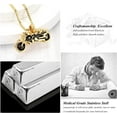 thumbnail image 5 of Motorcycle Urn Necklace Cremation Jewelry for Ashes Motorbike Necklace Pendent Stainless Steel Keepsake Memorial Urn Necklace for Men Women, 5 of 8