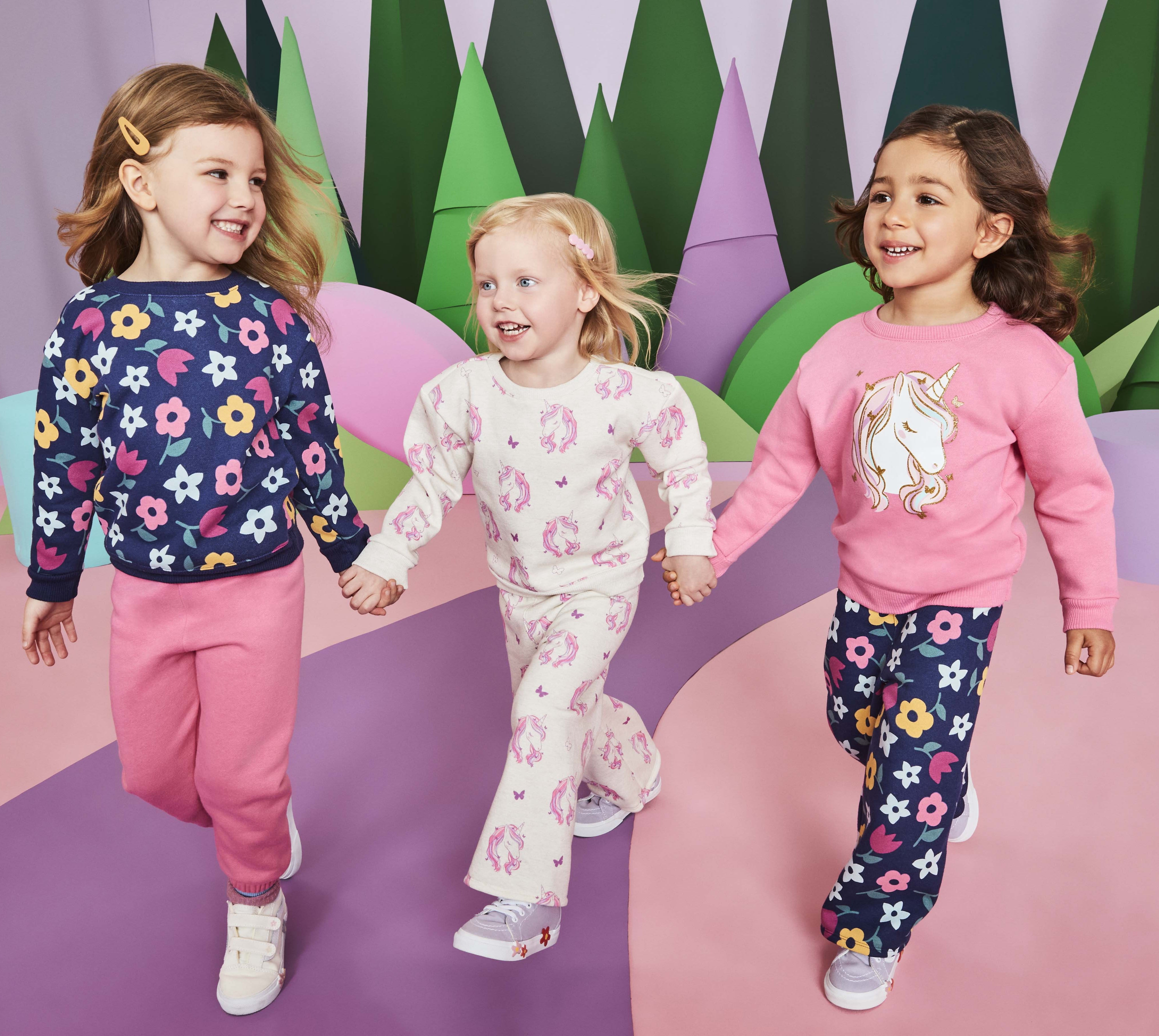 Garanimals Toddler Girl Fleece Joggers, Sizes 2T-5T