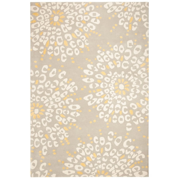 Safavieh Capri Iola Hand-Tufted Wool Area Rug or Runner, Grey/Ivory