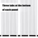 thumbnail image 4 of Cortinas para exterior impermeables Easy-Going para patio, blancas, 4 of 8