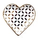 thumbnail image 2 of 2x Nordic Style Small Ceramic Dish Plate Moasic Pattern Delicate Jewelry Tray Kitchen Tableware Dish with Golden for Desset BLESIY platos de ceramica para cocina, 2 of 6