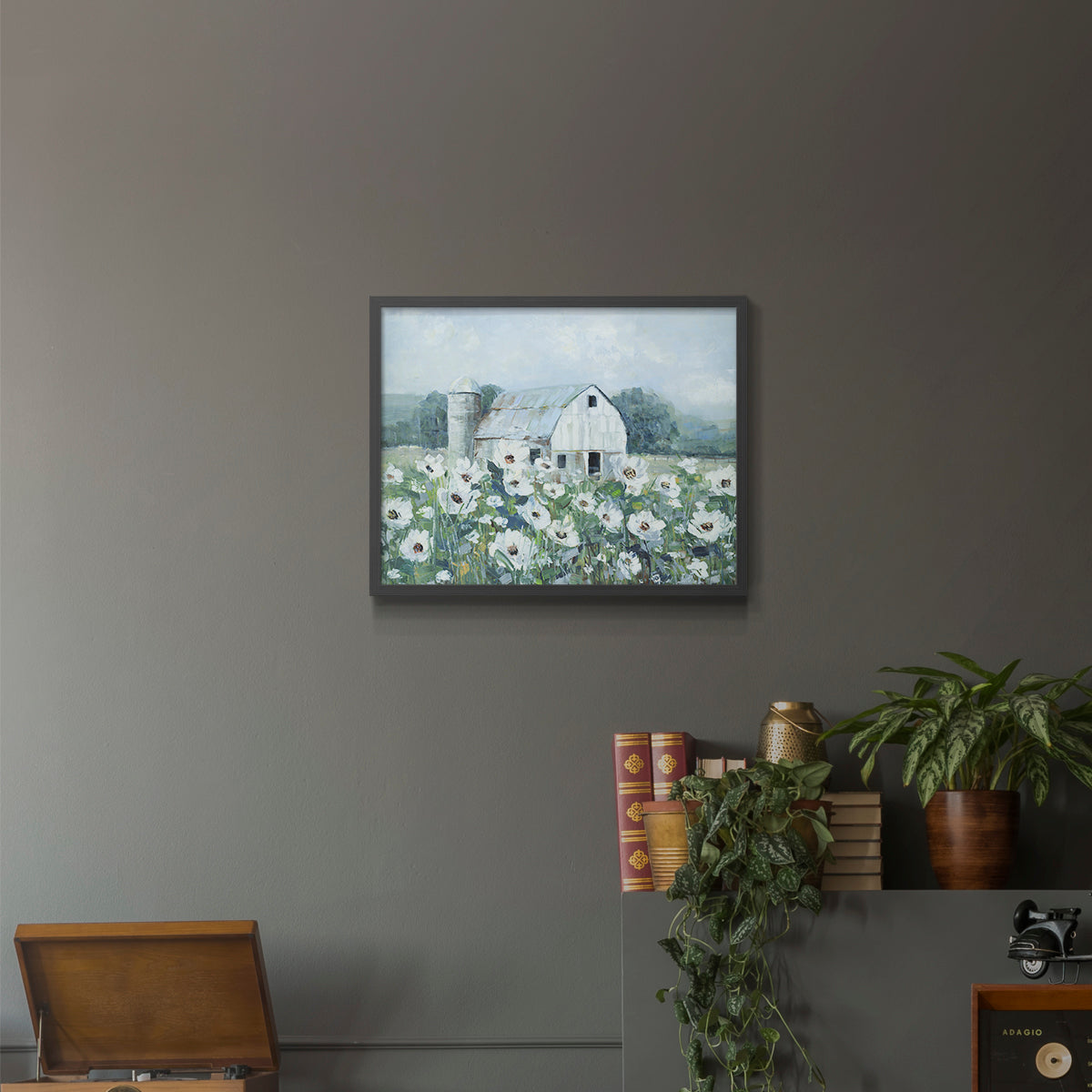 Dream Fields by Sally Swatland - Restickable Framed Giclée Print