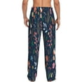 thumbnail image 3 of Daiia Men'S Colorful Flowers Pants,Bottoms Sleep Lounge,Pajama Pants,Pj Bottoms Drawstring And Pockets-Xx-Large, 3 of 9