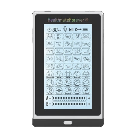 HealthmateForever T40AB Touch Screen TENS Unit & Muscle Stimulator (Black)