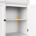 thumbnail image 6 of Asofer Buffet Cabinet,Sideboard Buffet Cabinet with Storage,Kitchen Cabinet with 2 Drawers and 1 Doors, for Kitchen,Dining Room,Retro Top, 6 of 9