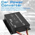 thumbnail image 3 of Reductor de tensión para coche, coche camión DC 24 V a 12 V - Inversor convertidor eléctrico - Transformador de bajada Adepaton YQ-1690, 3 of 8