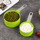 thumbnail image 4 of Tazas medidoras apilables con mango de acero inoxidable para medir ingredientes secos y líquidos, 4 of 5