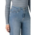 thumbnail image 6 of Levi Strauss Signature Women's and Women's Plus Vintage Wide Leg Crop Jeans, Sizes 2-20, 6 of 7