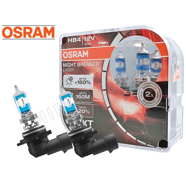 HB4 (9006) - Osram Night +150% 9006NL-HCB Halogen Headlight Bulbs of 2) Walmart.com