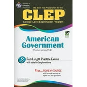 CLEP American Government (REA) (CLEP Test Preparation) [Paperback - Used]
