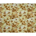 thumbnail image 5 of oneOone Polyester Lycra Dark Mustard Fabric Florals Diy Clothing Quilting Fabric Print Fabric By Yard 56 Inch Wide, 5 of 6