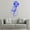 Blue, variant on VWAQ Hand Holding Rose Artwork Wall Decal - Tattoo Vinyl Wall Art Sticker Home Decoration (22"H X 13"W, White)