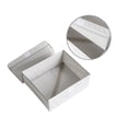 thumbnail image 3 of Caja organizadora de ropa interior Cajón Armario Bragas Calcetines Sujetadores Almacenamiento Estuche de tela Oxford, gris, rejillas individuales Methold HA001915-01B, 3 of 6