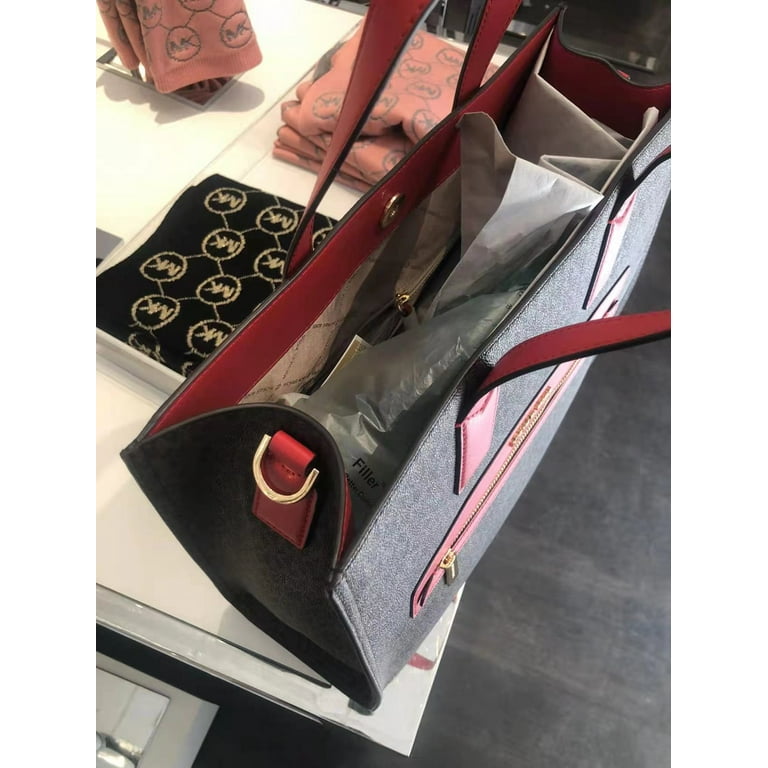 Michael Kors Kenly Marigold PVC Large NS Tote Shoulder Computer Handbag  Purse