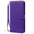 thumbnail image 1 of For Redmi Note 13 Case For Xiaomi Redmi Note 13 Pro 4G Case Leather Wallet Flip Case For Redmi Note 13 Pro Plus 5G Cover Fundas Dark Purple-Strap Note 13 Pro 4G, 1 of 6